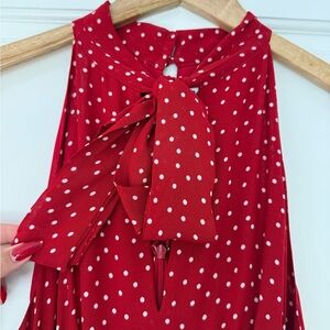 NEVER WORN Reformation Aylani Polka Dot Mini Dress